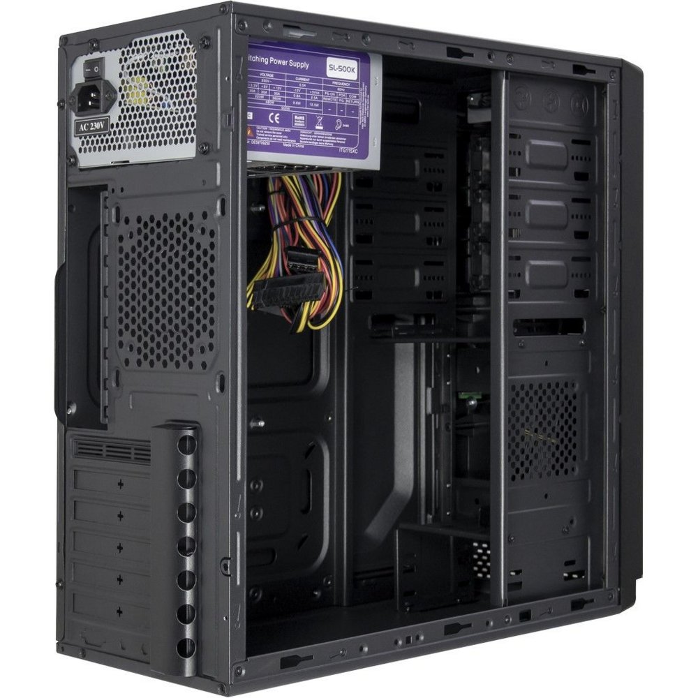 Inter-Tech IT-5916 | Midi Tower Case | 500 Watt Voeding | Zwart 7 Inter-Tech IT-5916 | Midi Tower Case | 500 Watt Voeding | Zwart - Afbeelding 7