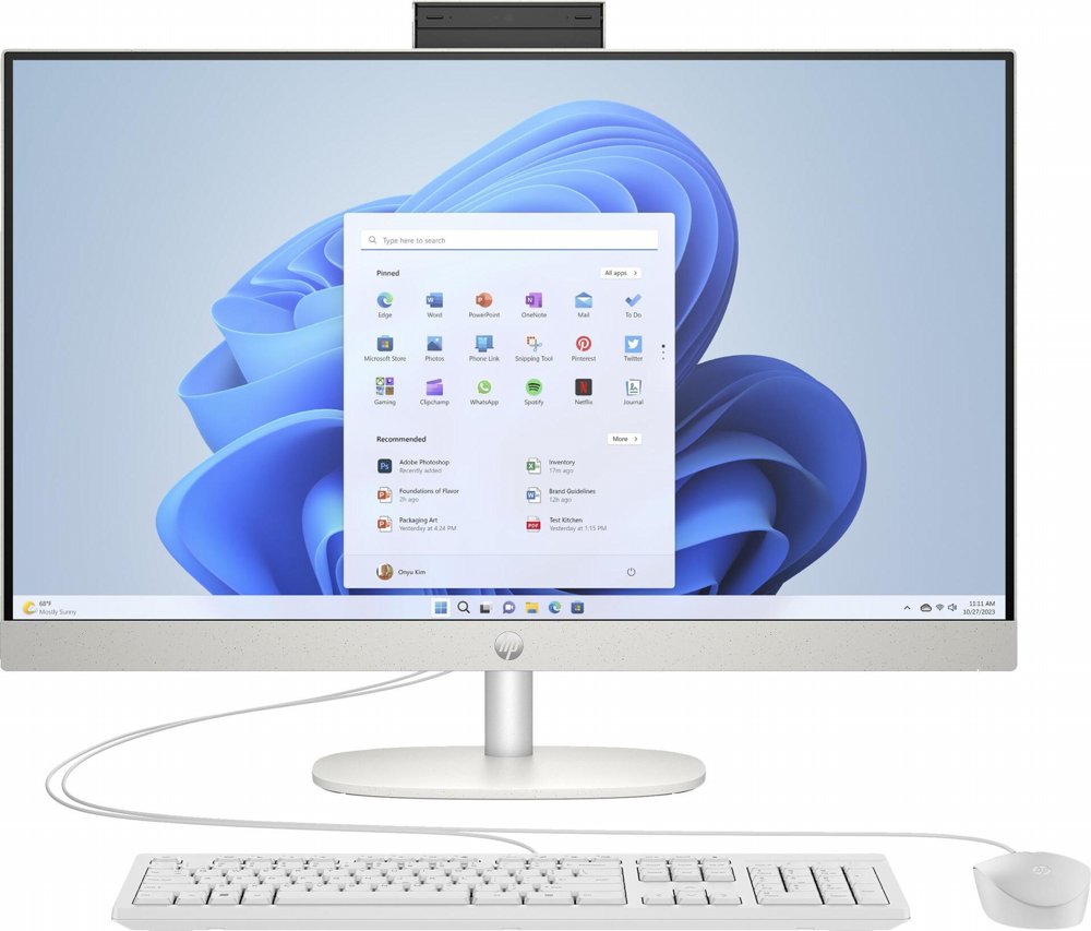 HP All-in-One 24-cr0069ny | 24'' F-HD IPS | Intel Core i5-1334U | 8GB | 512GB | W11 Professional | Met Keyboard & Muis 1 HP All-in-One 24-cr0069ny | 24'' F-HD IPS | Intel Core i5-1334U | 8GB | 512GB | W11 Professional | Met Keyboard & Muis