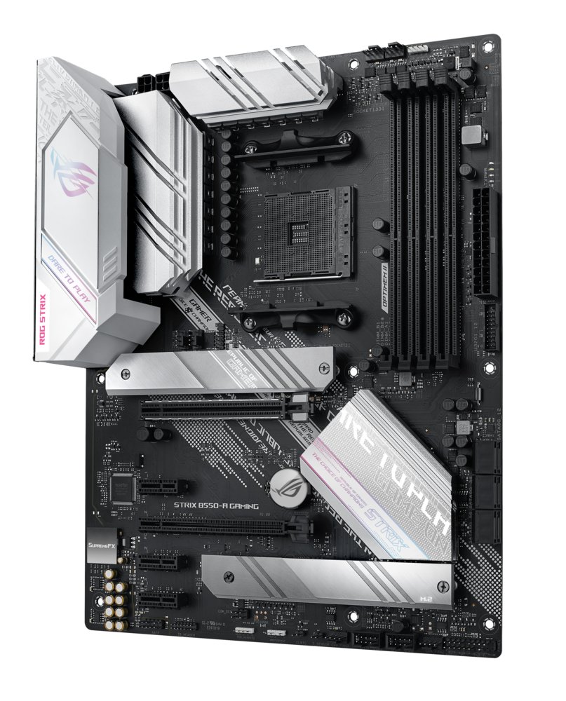 ASUS ROG STRIX B550-A GAMING | Socket AM4 | AMD B550 | 4xDDR4 | ATX | Moederbord 2 ASUS ROG STRIX B550-A GAMING | Socket AM4 | AMD B550 | 4xDDR4 | ATX | Moederbord - Afbeelding 2