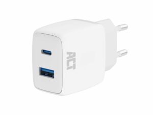 ACT AC2122 | Universele Oplader voor Mobiele Apparaten 20W | Wit | Snel Opladen