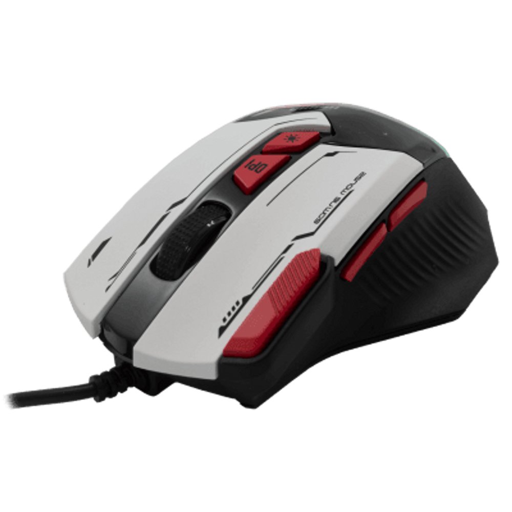 Baracuda MANTA RGB | Bekabelde Gaming Muis | Rechtshandig | USB-A | 12800 DPI | Wit 3 Baracuda MANTA RGB | Bekabelde Gaming Muis | Rechtshandig | USB-A | 12800 DPI | Wit - Afbeelding 3