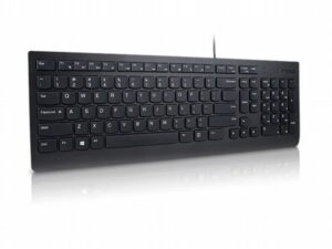 Lenovo Keyboard QWERTY | USB aansluiting | Bulk verpakking | Zwart | Gereviseerd model (resprayed)