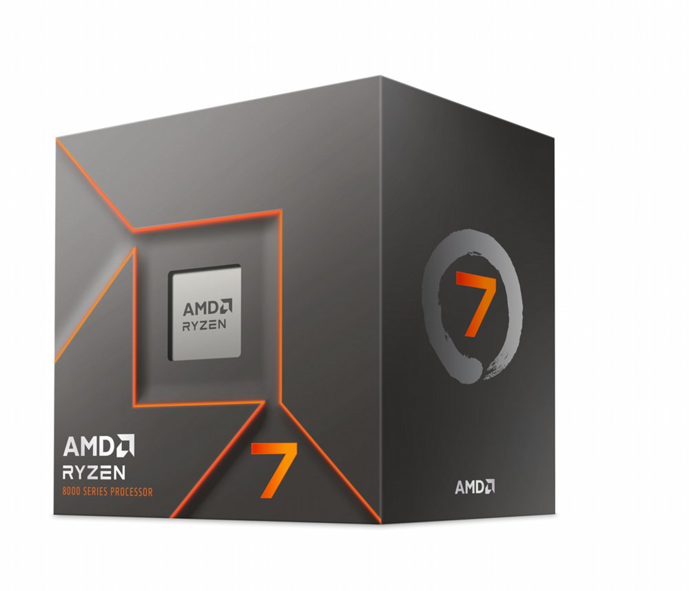AMD Ryzen 7 8700F | 8 Core | 4,1GHz (5GHz Turbo) | AM5 | Processor | CPU 1 AMD Ryzen 7 8700F | 8 Core | 4