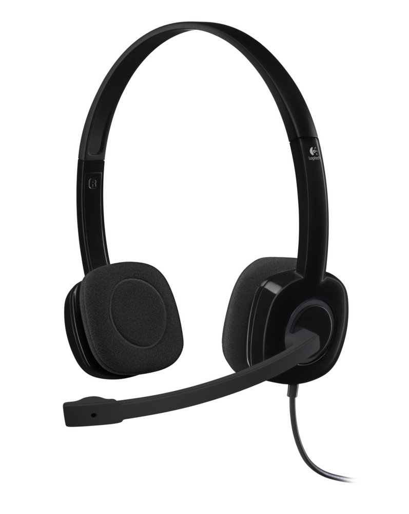 Logitech H151 | Bedrade On-ear Headset | 3.5mm | Zwart 1 Logitech H151 | Bedrade On-ear Headset | 3.5mm | Zwart