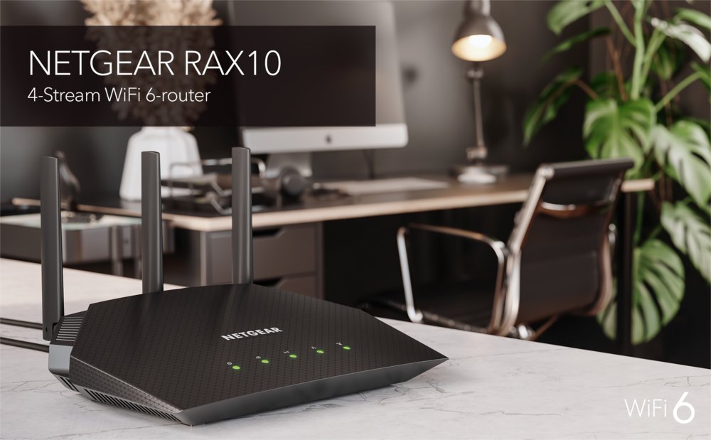 NETGEAR Nighthawk 4-Stream AX1800 | Wifi 6 Router | Gigabit Ethernet Dual-band (2.4 GHz / 5 GHz) | 1200Mbit/s 13 NETGEAR Nighthawk 4-Stream AX1800 | Wifi 6 Router | Gigabit Ethernet Dual-band (2.4 GHz / 5 GHz) | 1200Mbit/s - Afbeelding 13