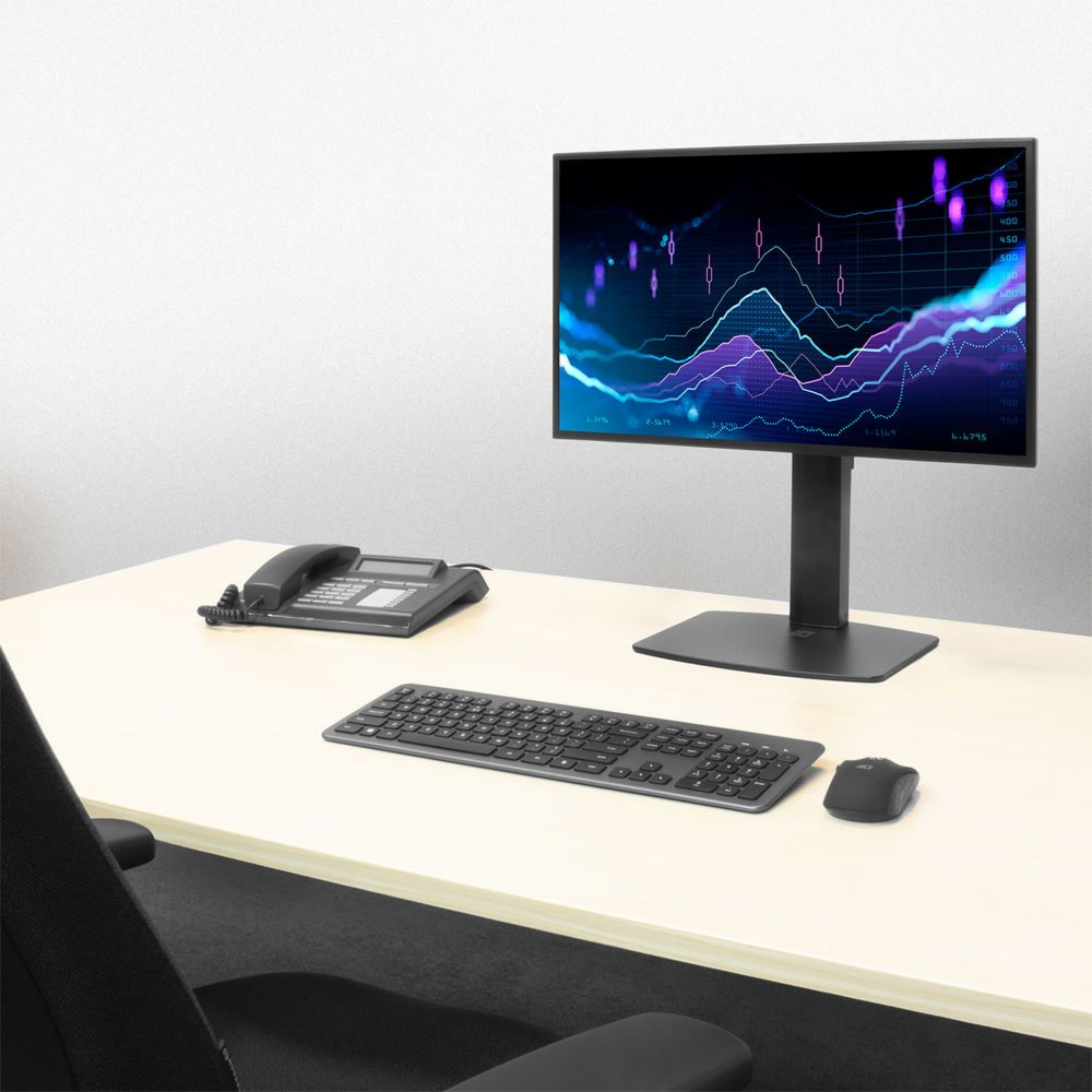 ACT AC8331 | In Hoogte Verstelbare Monitor-bureausteun | Tot 32" | Max 7kg | VESA 100x100 | 1 Monitor 8 ACT AC8331 | In Hoogte Verstelbare Monitor-bureausteun | Tot 32" | Max 7kg | VESA 100x100 | 1 Monitor - Afbeelding 8
