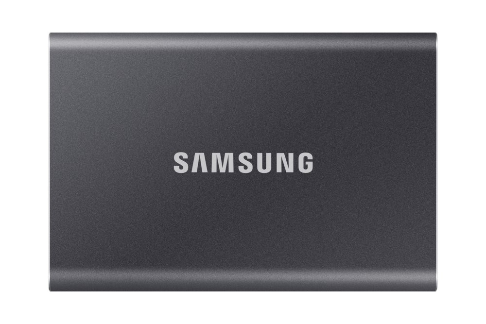 Samsung T7 | Externe SSD | 2TB | USB 3.2 Gen 2 | 1.050MB/s | Grijs | Compact & Snel 1 Samsung T7 | Externe SSD | 1TB | USB 3.2 Gen2 | 1.050MB/s read | 1.000MB/s write | Grijs