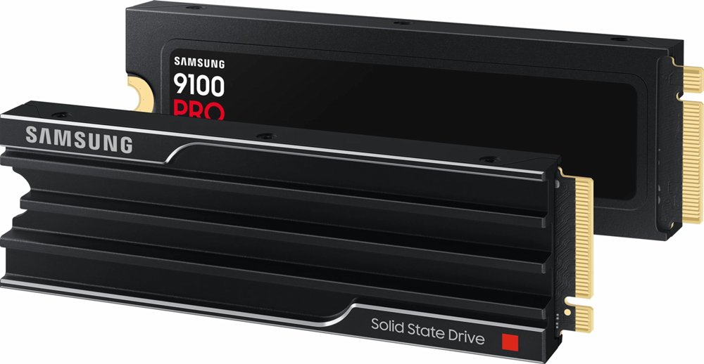Samsung 9100 PRO | 1TB NVMe SSD | M.2 | Gen5 | 14.700MB/s Lezen | 13.300MB/s Schrijven | Heatsink 3 Samsung 9100 PRO | 1TB NVMe SSD | M.2 | Gen5 | 14.700MB/s Lezen | 13.300MB/s Schrijven | Heatsink - Afbeelding 3