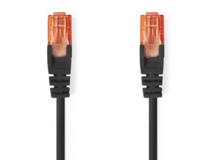 Nedis netwerkkabel | Cat6 | U/UTP (UTP) | 1 m | Zwart | CCGL85200BK10