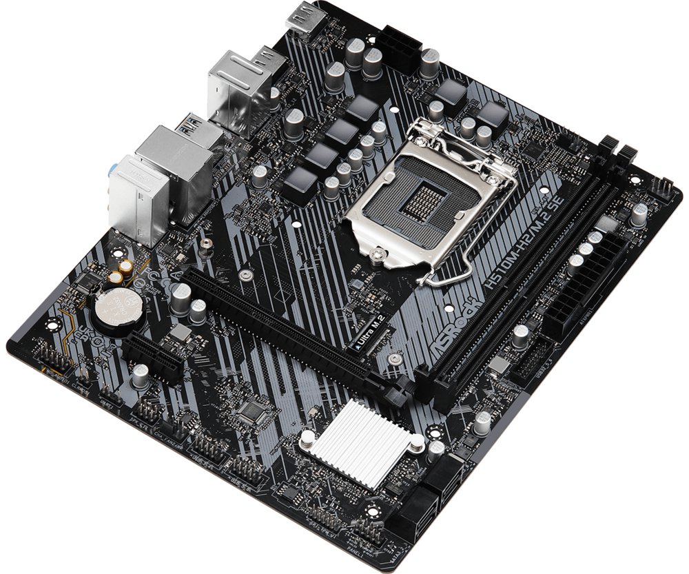 Asrock H510M-H2/M.2 SE | Socket LGA 1200 | Intel H470 | 2xDDR4 | Micro-ATX | Moederbord 3 Asrock H510M-H2/M.2 SE | Socket LGA 1200 | Intel H470 | 2xDDR4 | Micro-ATX | Moederbord - Afbeelding 3