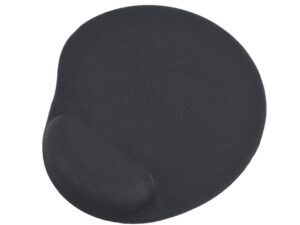 Gembird MP-GEL-BLACK | Ergonomische Muismat | Zwart