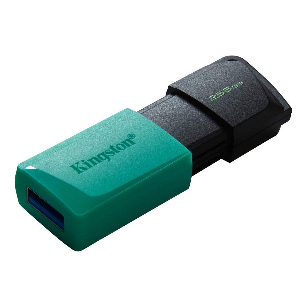 Kingston DataTraveler Exodia M | 256GB USB-A 3.2 Flash Drive | Zwart/Turkoois 2 Kingston DataTraveler Exodia M | 256GB USB-A 3.2 Flash Drive | Zwart/Turkoois - Afbeelding 2