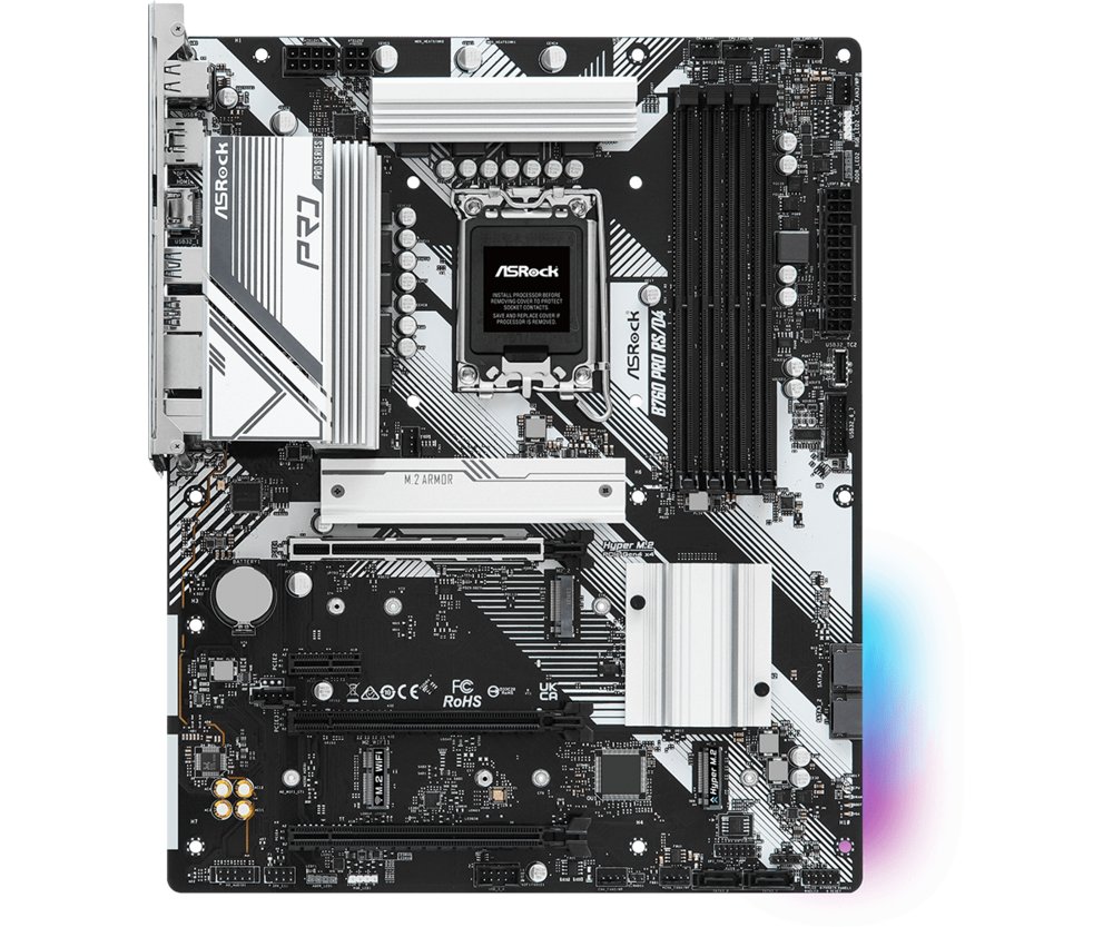 Asrock B760 Pro RS/D4 | Socket LGA 1700 | Intel B760 | 4xDDR4 | ATX | Moederbord 5 Asrock B760 Pro RS/D4 | Socket LGA 1700 | Intel B760 | 4xDDR4 | ATX | Moederbord - Afbeelding 5