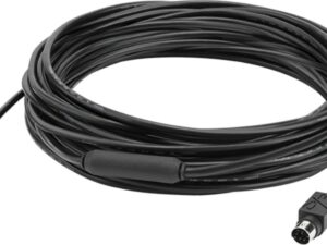 Logitech GROUP 10m Extender Cable 939-001487 | Mini-DIN-6 | Voor grote vergaderruimtes | Zwart