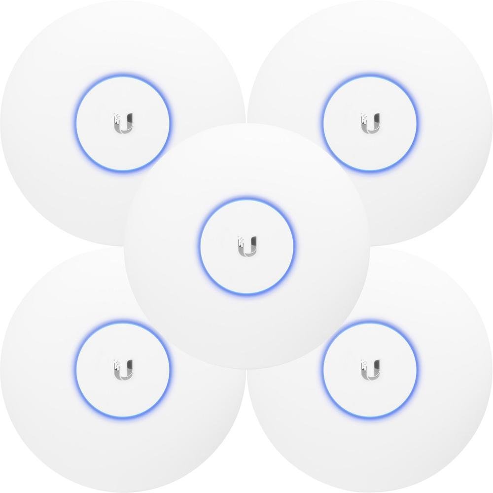 Ubiquiti UniFi UAP-AC-PRO (5-pack) | WiFi 5 Access Point (AC1750) | 1300 Mbit/s | PoE (met Adapter) | Inclusief Plafond- en Muurmontagebeugel 1 Ubiquiti UniFi UAP-AC-PRO (5-pack) | WiFi 5 Access Point (AC1750) | 1300 Mbit/s | PoE (met Adapter) | Inclusief Plafond- en Muurmontagebeugel