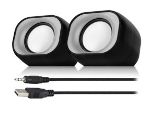 Eminent EM3513 | 2.0 Luidsprekerset | Compact Stereo Geluid | 34W RMS