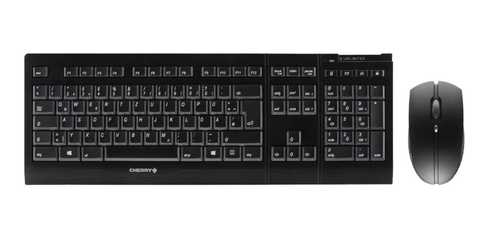 CHERRY B.Unlimited 3.0 | Draadloze Muis en Toetsenbordcombo | QWERTY | Zwart 1 CHERRY B.Unlimited 3.0 | Draadloze Muis en Toetsenbordcombo | QWERTY | Zwart