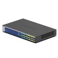 NETGEAR GS516UP | Unmanaged Switch | 16 Poorten | Gigabit Ethernet (10/100/1000 Mbps) | PoE | Grijs 2 NETGEAR GS516UP | Unmanaged Switch | 16 Poorten | Gigabit Ethernet (10/100/1000 Mbps) | PoE | Grijs - Afbeelding 2