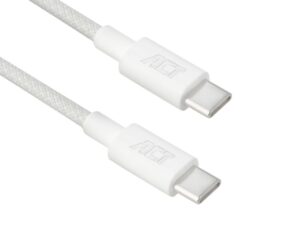 ACT AC3081 | USB 2.0 Kabel | USB-C naar USB-C | 60W | 480Mbps | Wit | 2 Meter
