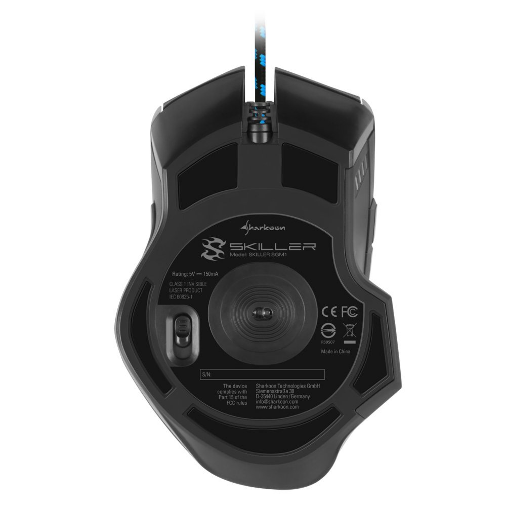 Sharkoon Skiller SGM1 | Draadloze Muis | USB-A | 10.800 DPI | Zwart 6 Sharkoon Skiller SGM1 | Draadloze Muis | USB-A | 10.800 DPI | Zwart - Afbeelding 6
