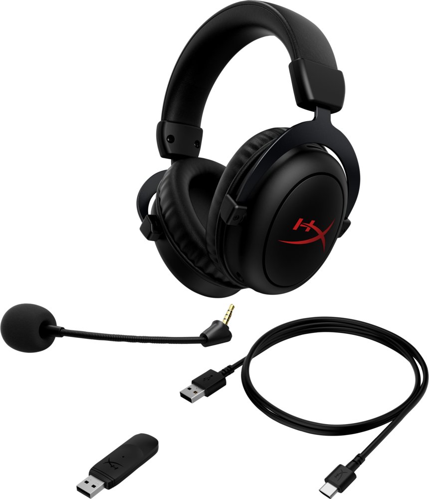 HyperX Cloud Core Wireless | Over-ear Gaming Headset | USB-A Receiver | Zwart 3 HyperX Cloud Core Wireless | Over-ear Gaming Headset | USB-A Receiver | Zwart - Afbeelding 3