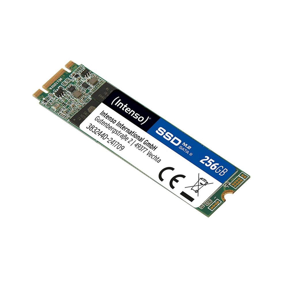 Intenso Top Performance | 256GB SATA SSD | M.2 | 520 MB/s Lezen | 400 MB/s Schrijven 1 Intenso Top Performance | 256GB SATA SSD | M.2 | 520 MB/s Lezen | 400 MB/s Schrijven
