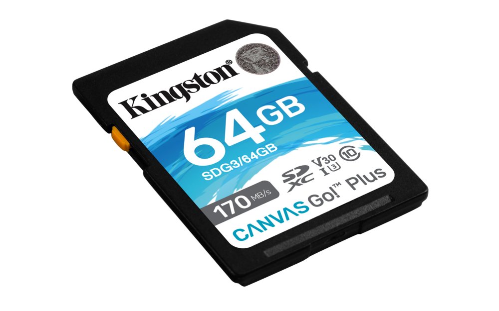 Kingston Canvas Go! Plus SD-kaart | 64GB | UHS-I Klasse 10 2 Kingston Canvas Go! Plus SD-kaart | 64GB | UHS-I Klasse 10 - Afbeelding 2