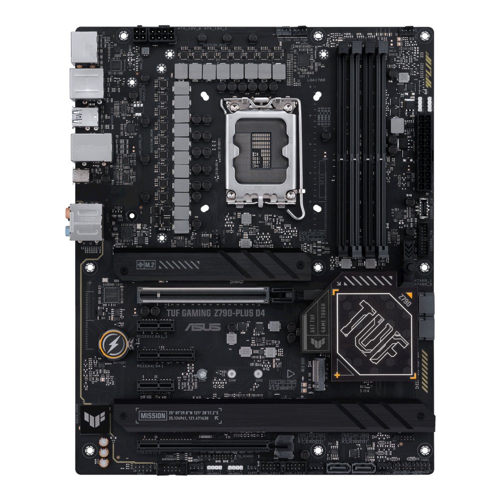 ASUS TUF GAMING Z790-PLUS D4 | Socket LGA 1700 | Intel Z790 | 4xDDR4 | ATX | Moederbord 2 ASUS TUF GAMING Z790-PLUS D4 | Socket LGA 1700 | Intel Z790 | 4xDDR4 | ATX | Moederbord - Afbeelding 2