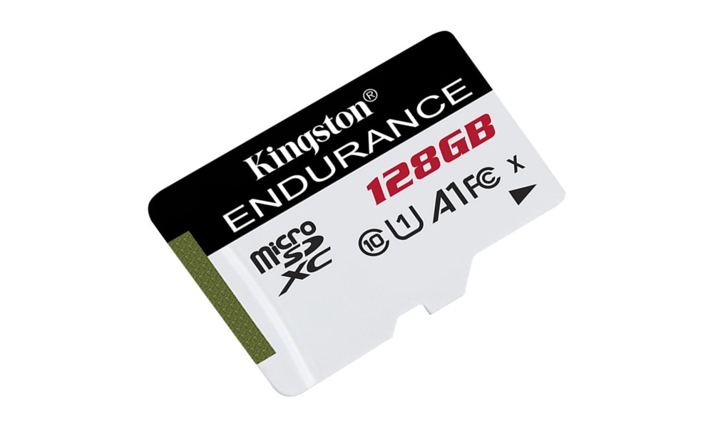Kingston High Endurance | MicroSDXC | 128GB | Class 10 | UHS-I U1 | A1 | 95MB/s 1 Kingston High Endurance | MicroSDXC | 128GB | Class 10 | UHS-I U1 | A1 | 95MB/s