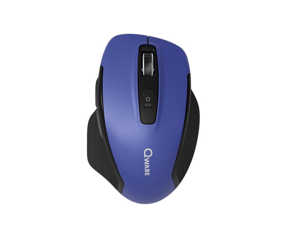 Qware Glasgow | Draadloze Muis | Rechtshandig | RF + Bluetooth | 1600 DPI | Blauw/Zwart 1 Qware Glasgow | Draadloze Muis | Rechtshandig | RF + Bluetooth | 1600 DPI | Blauw/Zwart
