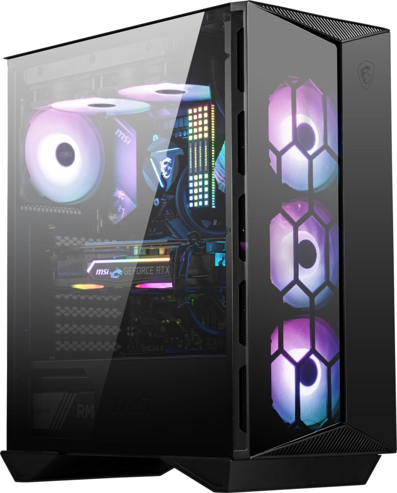 MSI MPG Gungnir 110R RGB | Midi Tower Case | Zwart 2 MSI MPG Gungnir 110R RGB | Midi Tower Case | Zwart - Afbeelding 2