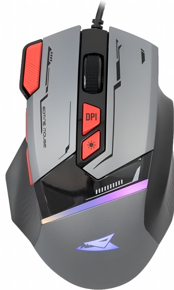 Baracuda MANTA RGB | Bekabelde Gaming Muis | Rechtshandig | USB-A | 12800 DPI | Grijs 1 Baracuda MANTA RGB | Bekabelde Gaming Muis | Rechtshandig | USB-A | 12800 DPI | Grijs