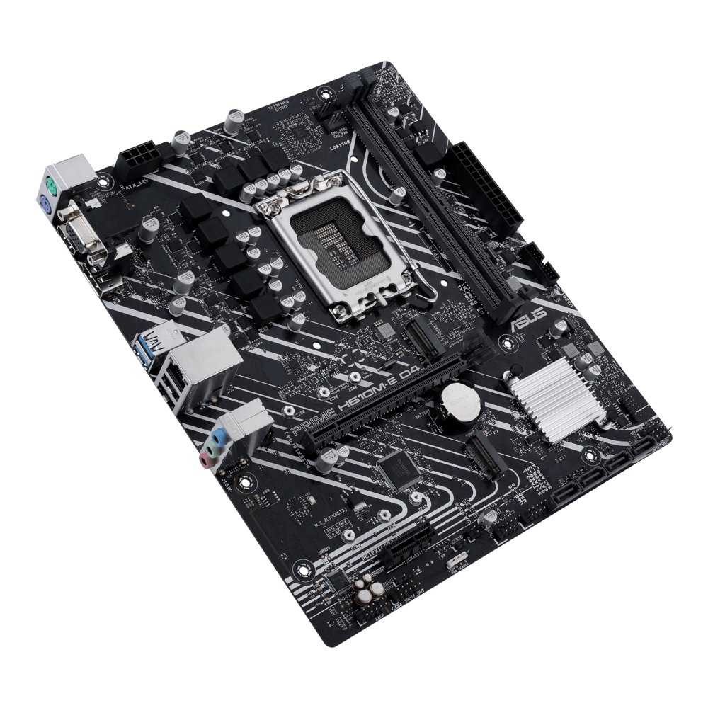 ASUS PRIME H610M-E D4-CSM | Socket LGA 1700 | Intel H610 | 2xDDR4 | Micro-ATX | Moederbord 3 ASUS PRIME H610M-E D4-CSM | Socket LGA 1700 | Intel H610 | 2xDDR4 | Micro-ATX | Moederbord - Afbeelding 3