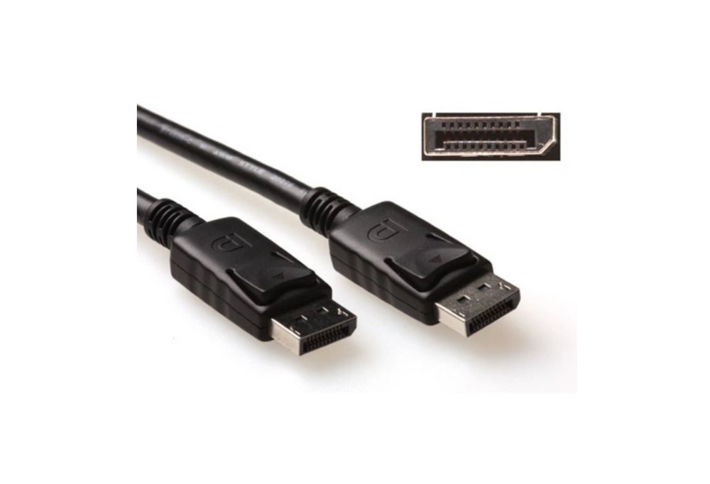 ACT AK3980 | DisplayPort Kabel | 2,0m | Zwart | Power Pin 20 Niet Aangesloten 1 ACT AK3980 | DisplayPort Kabel | 2