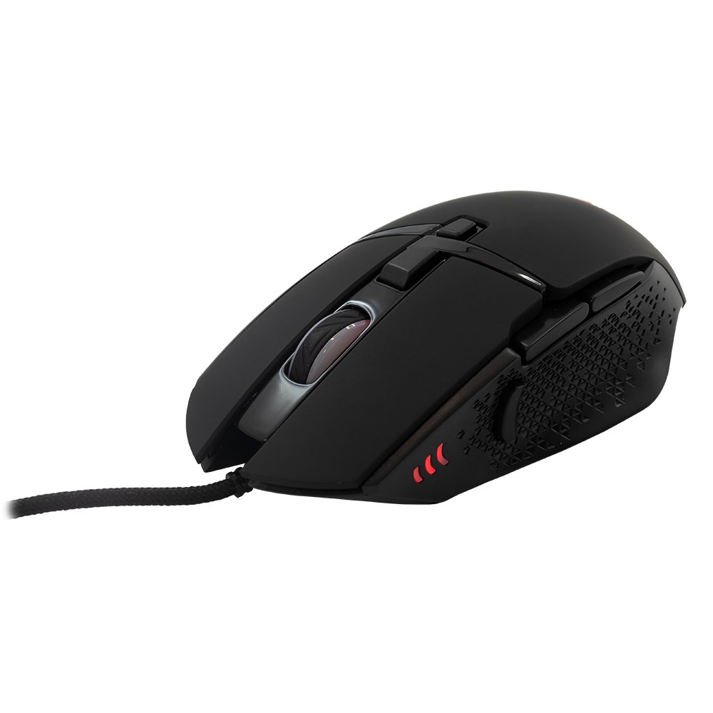 Baracuda RAPTOR RGB | Bedrade Gaming Muis | USB-A | 6400 DPI | Zwart 3 Baracuda RAPTOR RGB | Bedrade Gaming Muis | USB-A | 6400 DPI | Zwart - Afbeelding 3