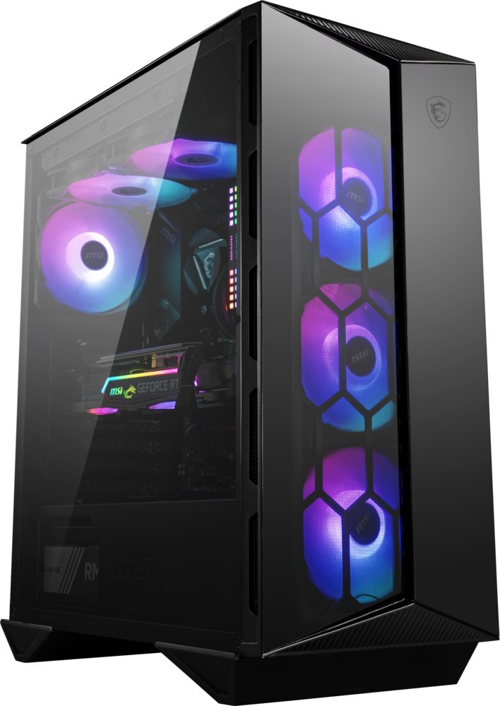 MSI MPG Gungnir 110R RGB | Midi Tower Case | Zwart 10 MSI MPG Gungnir 110R RGB | Midi Tower Case | Zwart - Afbeelding 10