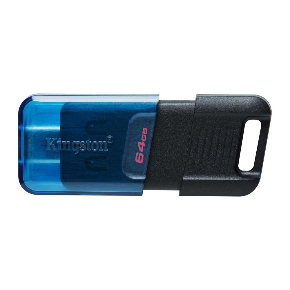 Kingston DataTraveler 80 | 64GB USB-C 3.2 Flash Drive | Zwart 1 Kingston DataTraveler 80 | 64GB USB-C 3.2 Flash Drive | Zwart