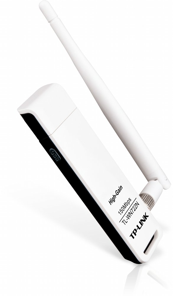 TP-Link TL-WN722N | Wi-Fi 4 USB-adapter | 150 Mbps | 2,4 GHz | USB 2.0 | Zwart 1 TP-Link TL-WN722N | Wi-Fi 4 USB-adapter | 150 Mbps | 2