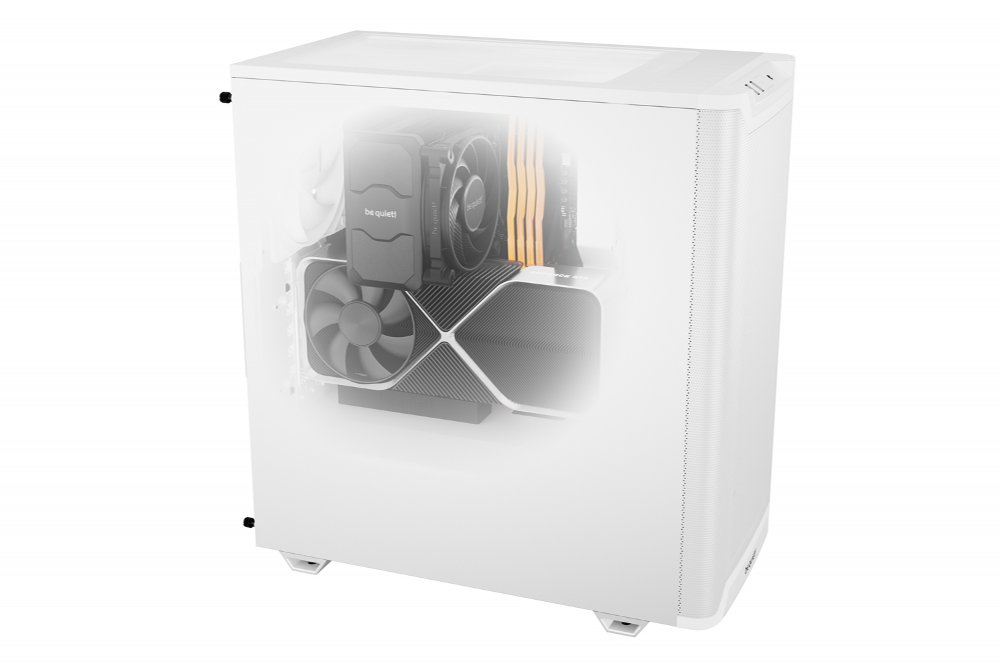 be quiet! PURE BASE 501 Airflow Mesh | Midi Tower Case | Wit 5 be quiet! PURE BASE 501 Airflow Mesh | Midi Tower Case | Wit - Afbeelding 5