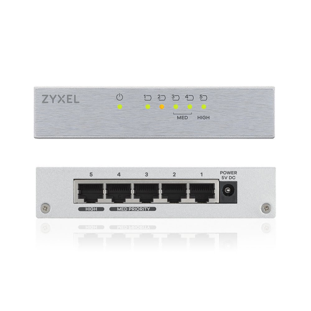 Zyxel GS-105B v3 | Netwerk-switch | Unmanaged | L2+ | Gigabit Ethernet (10/100/1000) 2 Zyxel GS-105B v3 | Netwerk-switch | Unmanaged | L2+ | Gigabit Ethernet (10/100/1000) - Afbeelding 2
