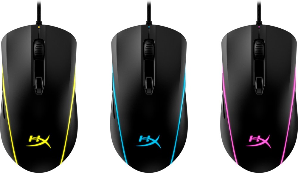 HyperX Pulsefire Surge | Bekabelde Gaming Muis | Rechtshandig | USB-A | 16000 DPI | Zwart 6 HyperX Pulsefire Surge | Bekabelde Gaming Muis | Rechtshandig | USB-A | 16000 DPI | Zwart - Afbeelding 6