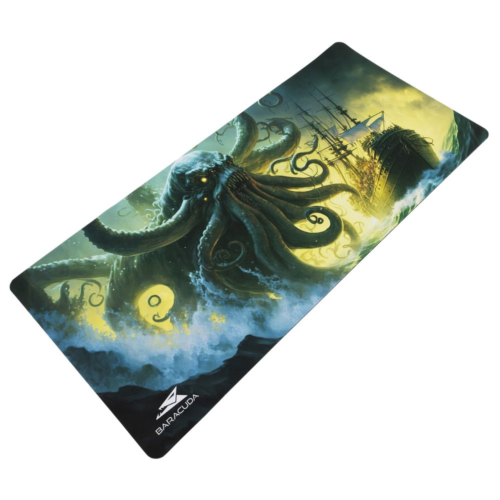 Baracuda DARKWATER | Gaming Mousepad | 75x35cm | Anti-slip 2 Baracuda DARKWATER | Gaming Mousepad | 75x35cm | Anti-slip - Afbeelding 2