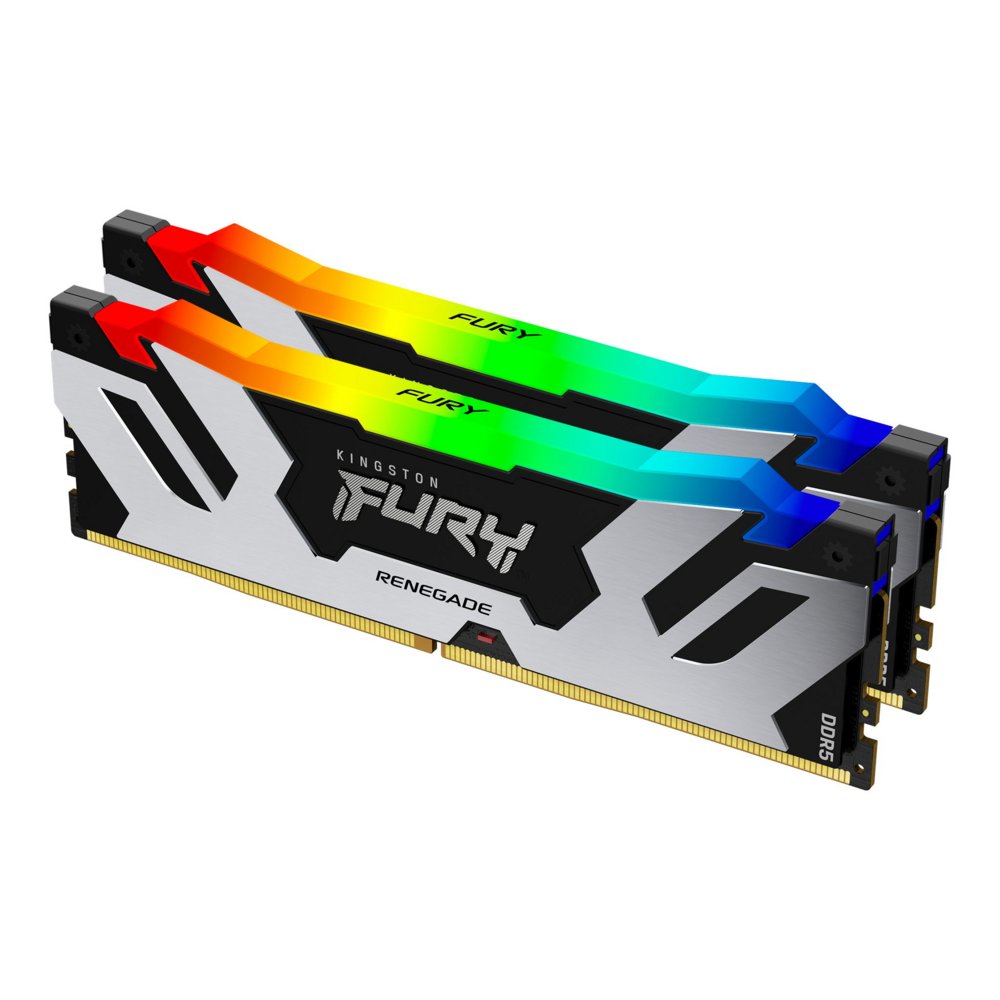 Kingston Fury Renegade RGB | 32GB 2x16GB DDR5 | 6400MHz | DIMM | CL32 | Geheugenmodule | RAM 1 Kingston Fury Renegade RGB | 32GB 2x16GB DDR5 | 6400MHz | DIMM | CL32 | Geheugenmodule | RAM