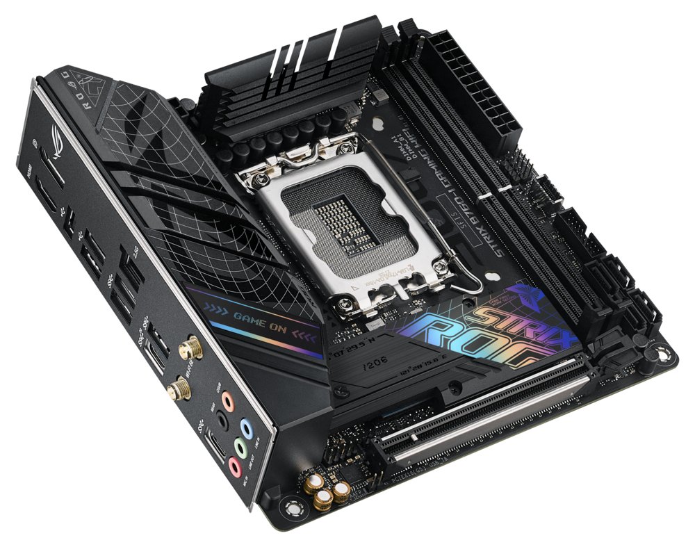 ASUS ROG STRIX B760-I GAMING WIFI | Socket LGA 1700 | Intel B760 | 2xDDR5 | Mini-ITX | Moederbord 9 ASUS ROG STRIX B760-I GAMING WIFI | Socket LGA 1700 | Intel B760 | 2xDDR5 | Mini-ITX | Moederbord - Afbeelding 9