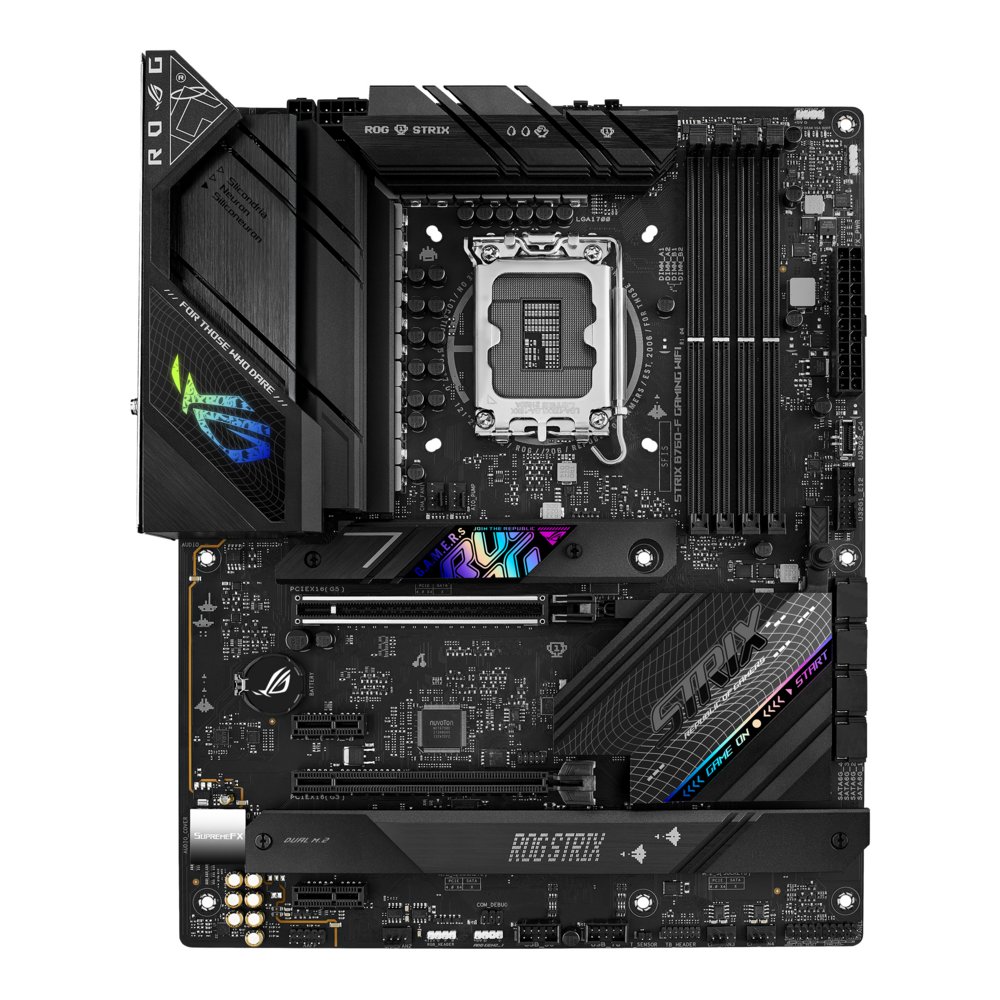ASUS ROG STRIX B760-F GAMING WIFI | Socket LGA 1700 | Intel B760 | 4xDDR5 | ATX | Moederbord 1 ASUS ROG STRIX B760-F GAMING WIFI | Socket LGA 1700 | Intel B760 | 4xDDR5 | ATX | Moederbord