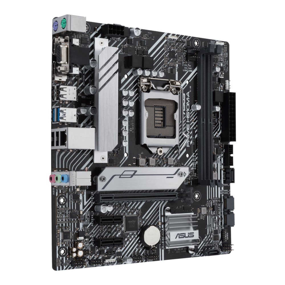ASUS PRIME H510M-A ARGB | Socket LGA 1200 | Intel H510 | 2xDDR4 | Micro-ATX | Moederbord 3 ASUS PRIME H510M-A ARGB | Socket LGA 1200 | Intel H510 | 2xDDR4 | Micro-ATX | Moederbord - Afbeelding 3