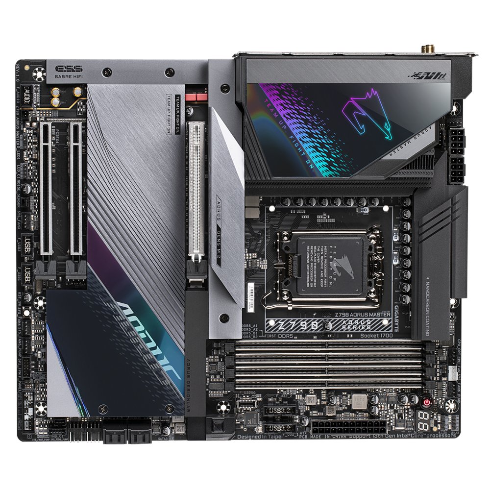 Gigabyte Z790 AORUS MASTER | Socket LGA 1700 | Intel Z790 | 4xDDR5 | Extended ATX | Moederbord 2 Gigabyte Z790 AORUS MASTER | Socket LGA 1700 | Intel Z790 | 4xDDR5 | Extended ATX | Moederbord - Afbeelding 2
