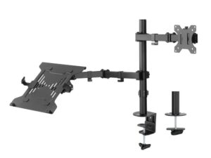 ACT AC8305 | Notebookstandaard tot 15.6" & Monitorarm tot 32" | Zwart