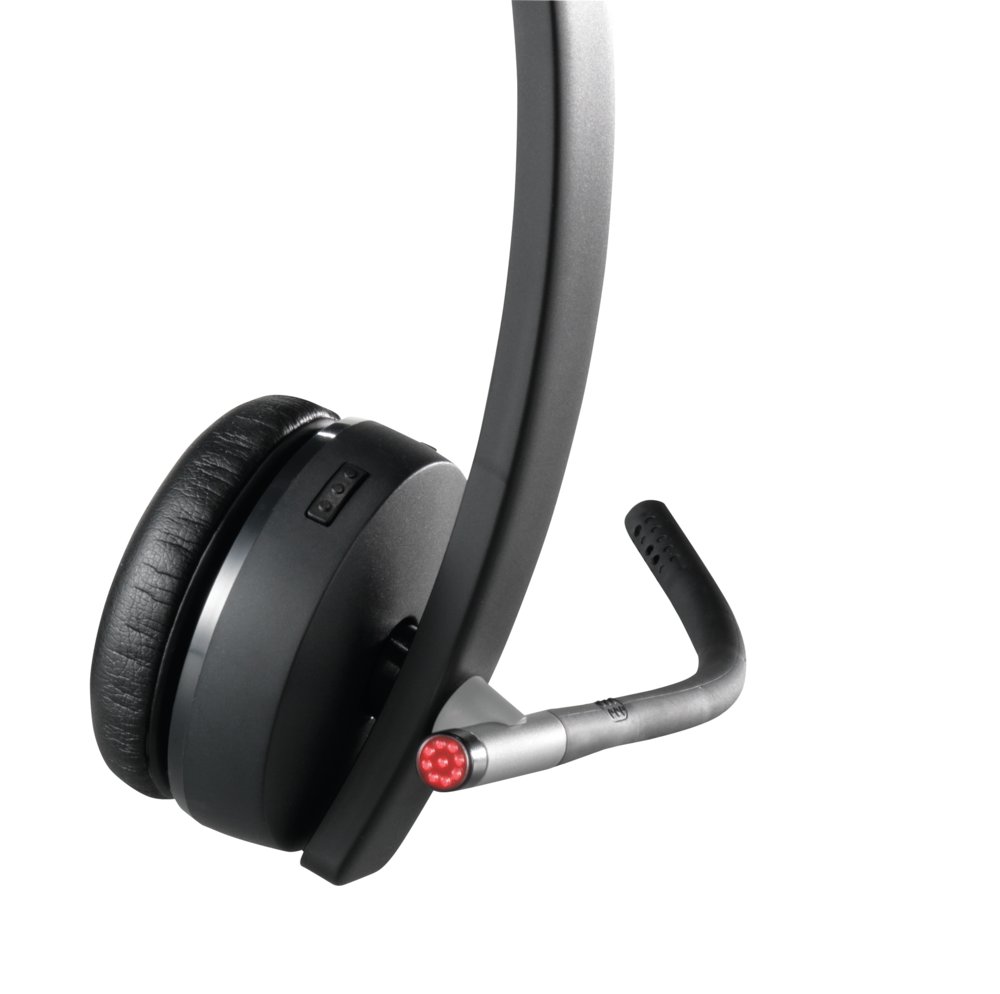 Logitech H820e | Draadloze Mono On-Ear Headset | Zwart 4 Logitech H820e | Draadloze Mono On-Ear Headset | Zwart - Afbeelding 4