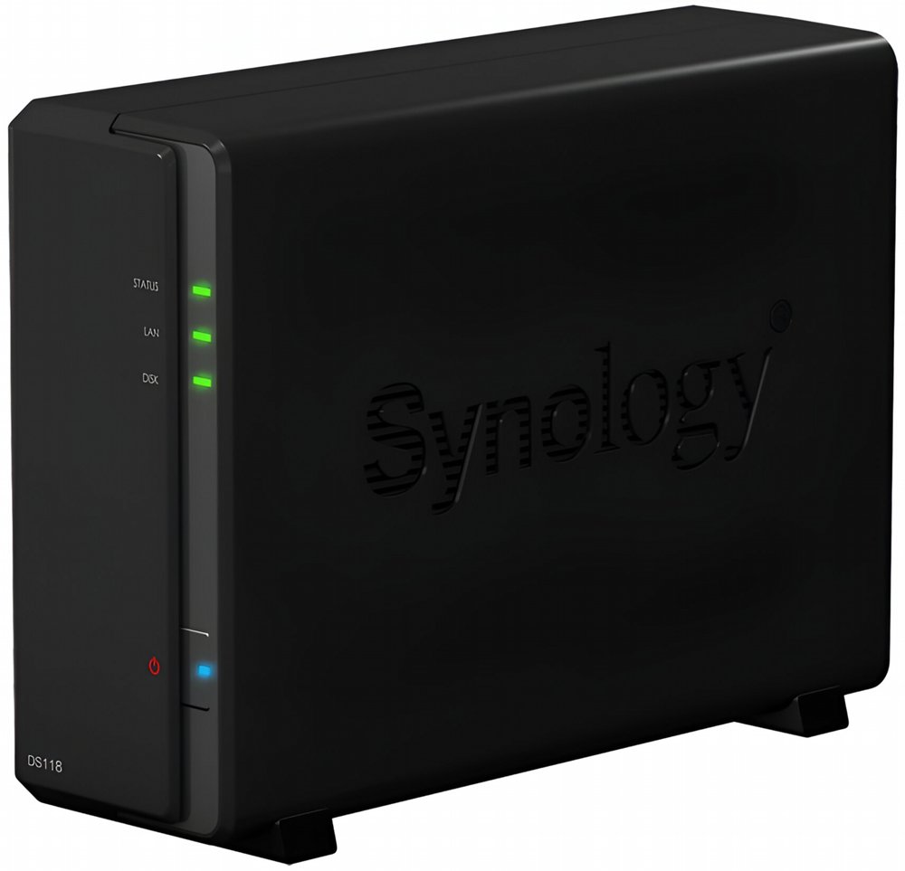 Synology DiskStation DS118 NAS 2TB | 1 Drive Bay | Inclusief 2TB HDD | 1x Gigabit Ethernet | Zwart 5 Synology DiskStation DS118 NAS 2TB | 1 Drive Bay | Inclusief 2TB HDD | 1x Gigabit Ethernet | Zwart - Afbeelding 5